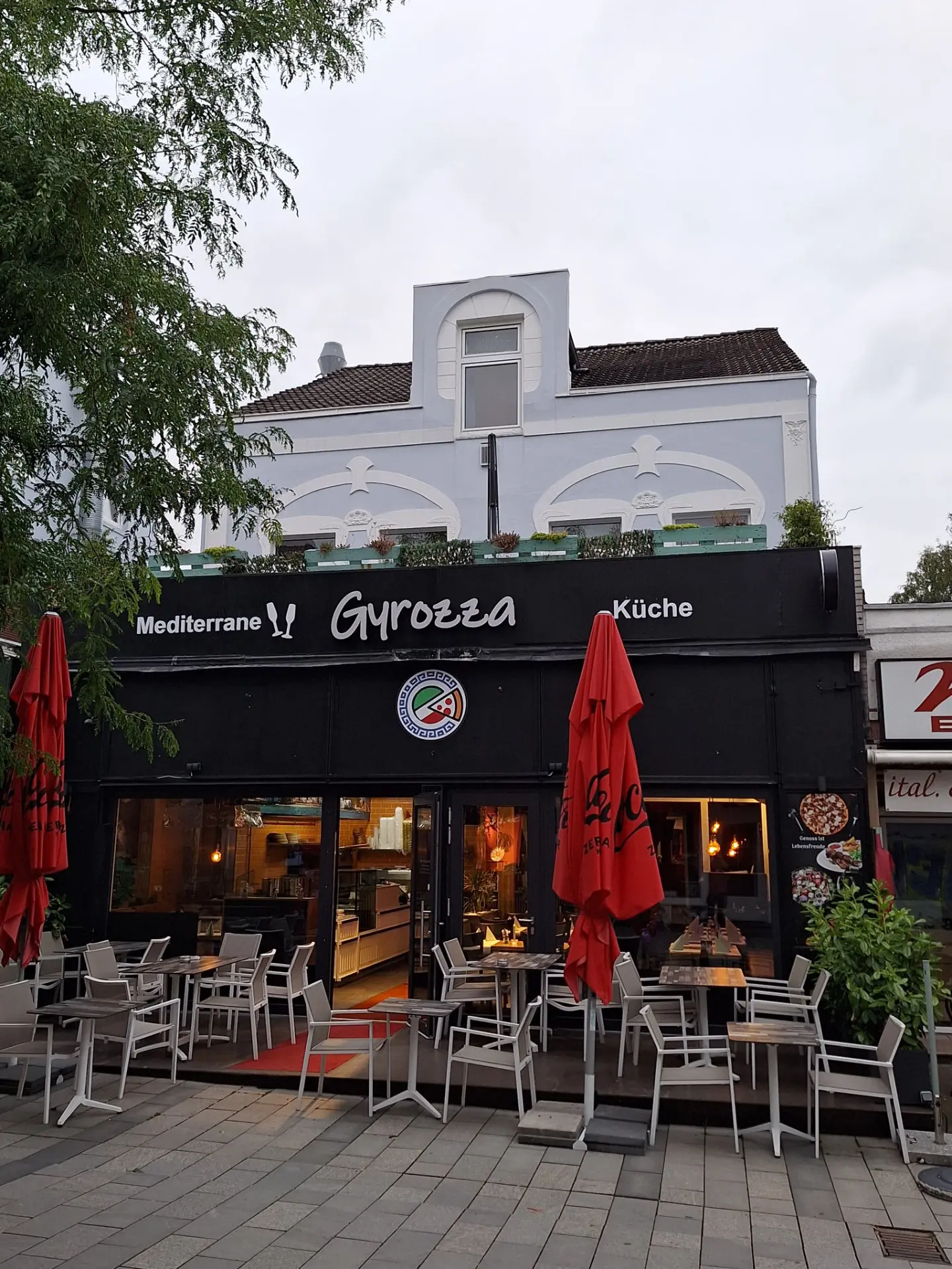 Gyrozza Restaurant Innenbereich Atmosphäre